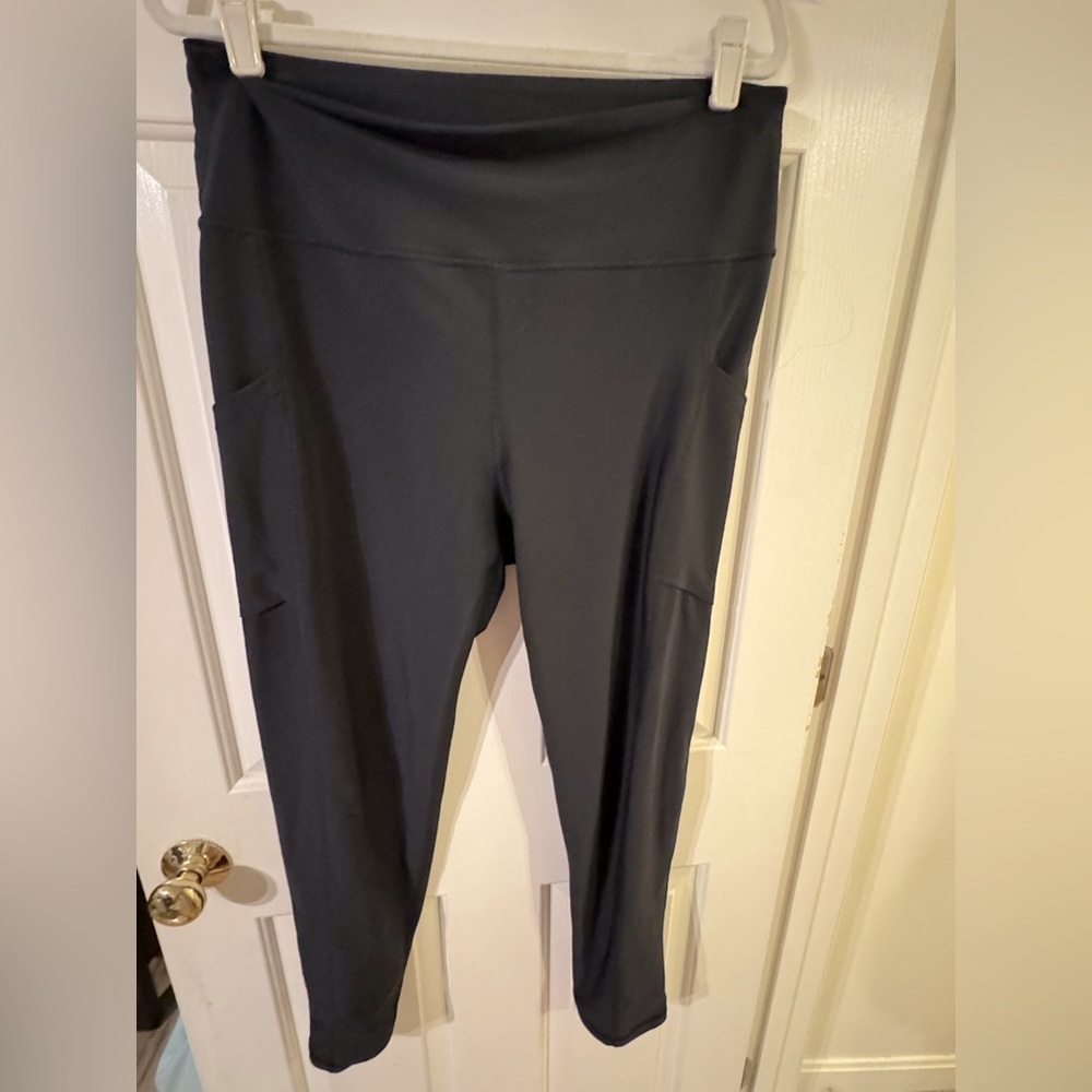 Savvi 2x black leggings with Double Side Pockets